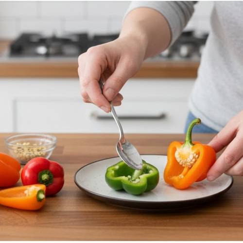 Step 2: Prepare the Mini Peppers