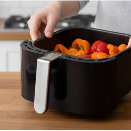 Step 4: Air Fry the Peppers