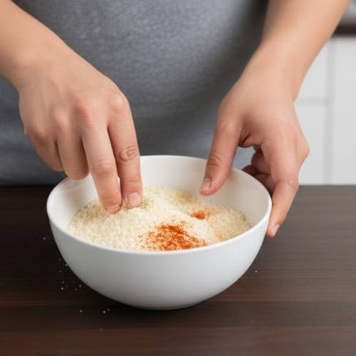 Step 5: Mix the Parmesan Coating