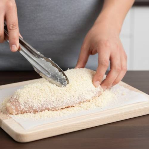 Step 6: Dredge the Chicken