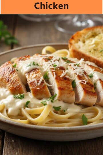 Alfredo Parmesan Chicken