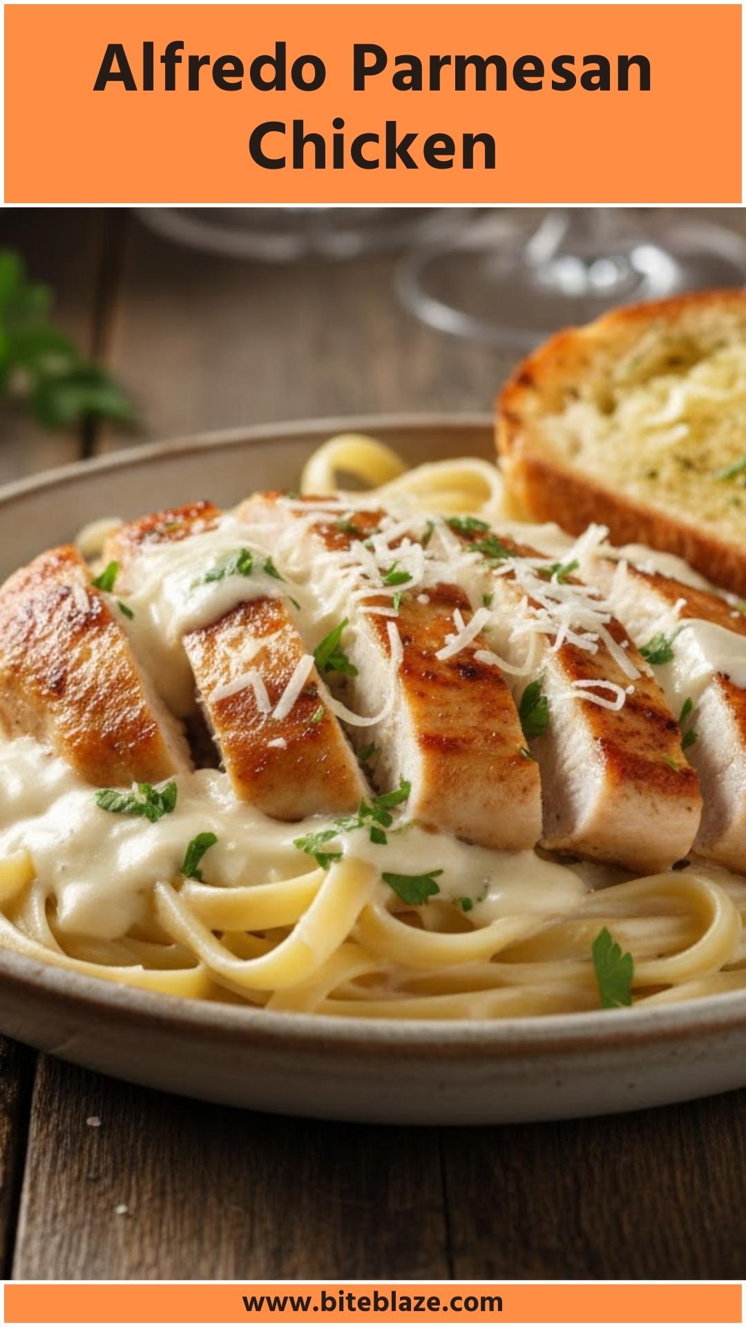 Alfredo Parmesan Chicken