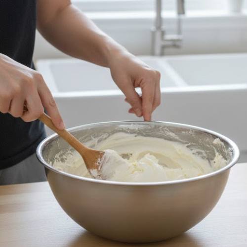 Step 3: Mix in Frosting Step 3: Mix in Frosting