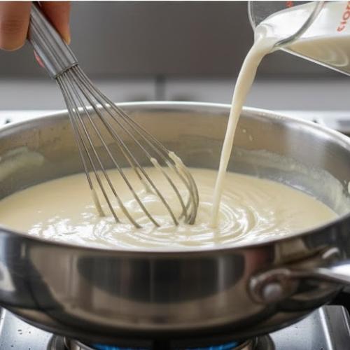 Step 4: Incorporate Milk Gradually