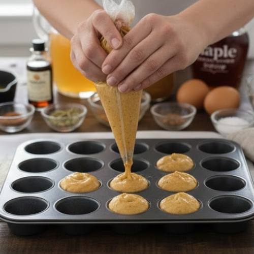 Step 5: Fill the Muffin Pan