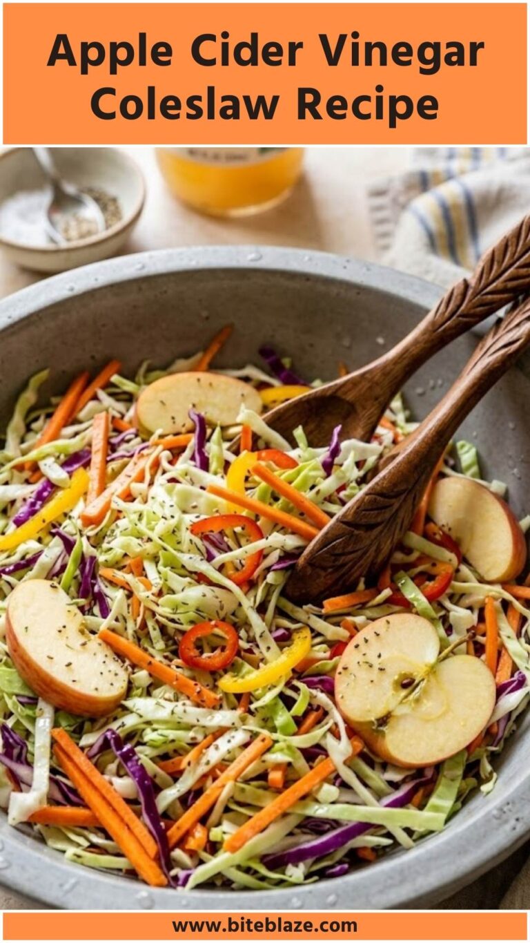 Apple Cider Vinegar Coleslaw Recipe