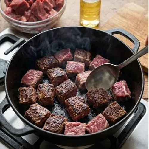 Step 3: Brown the Beef