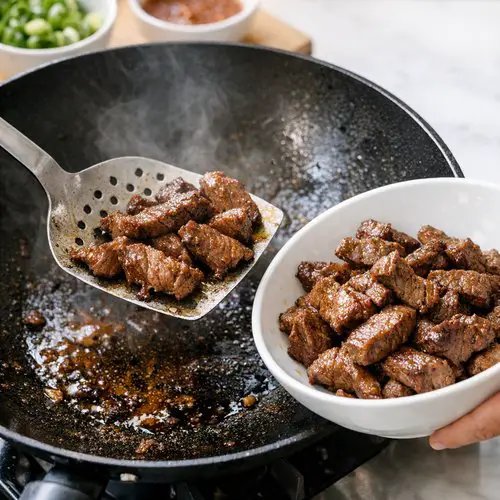 Step 5: Cook Your Beef First, Then Remove It