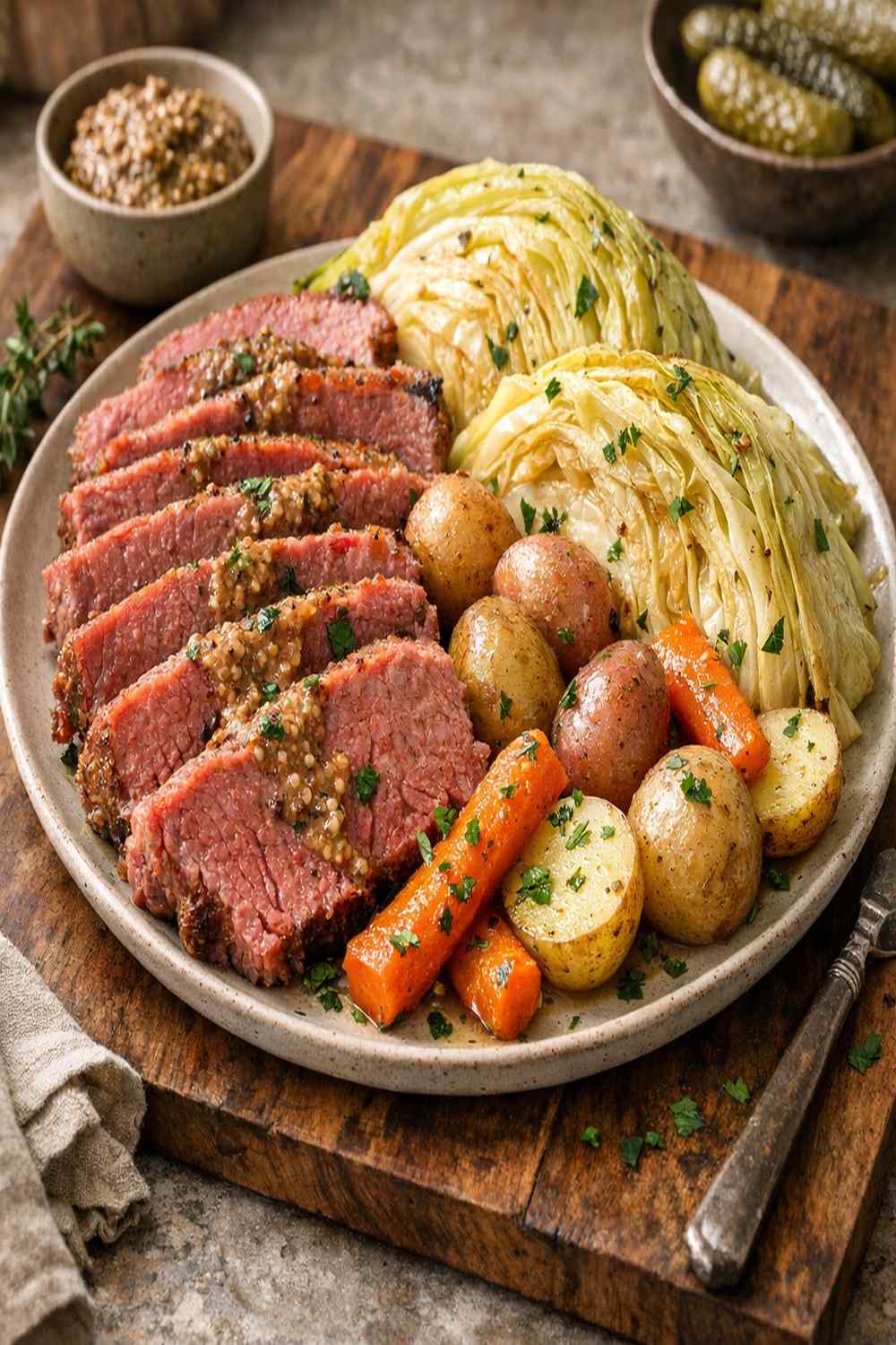 Baked Corned Beef And Cabbage Recipe