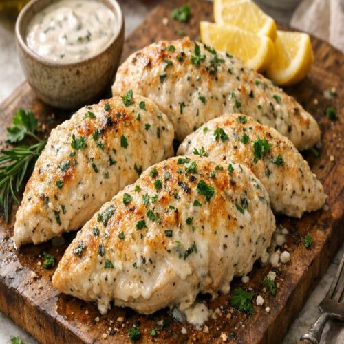 Baked Ranch Chicken No Breadcrumbs Recipe