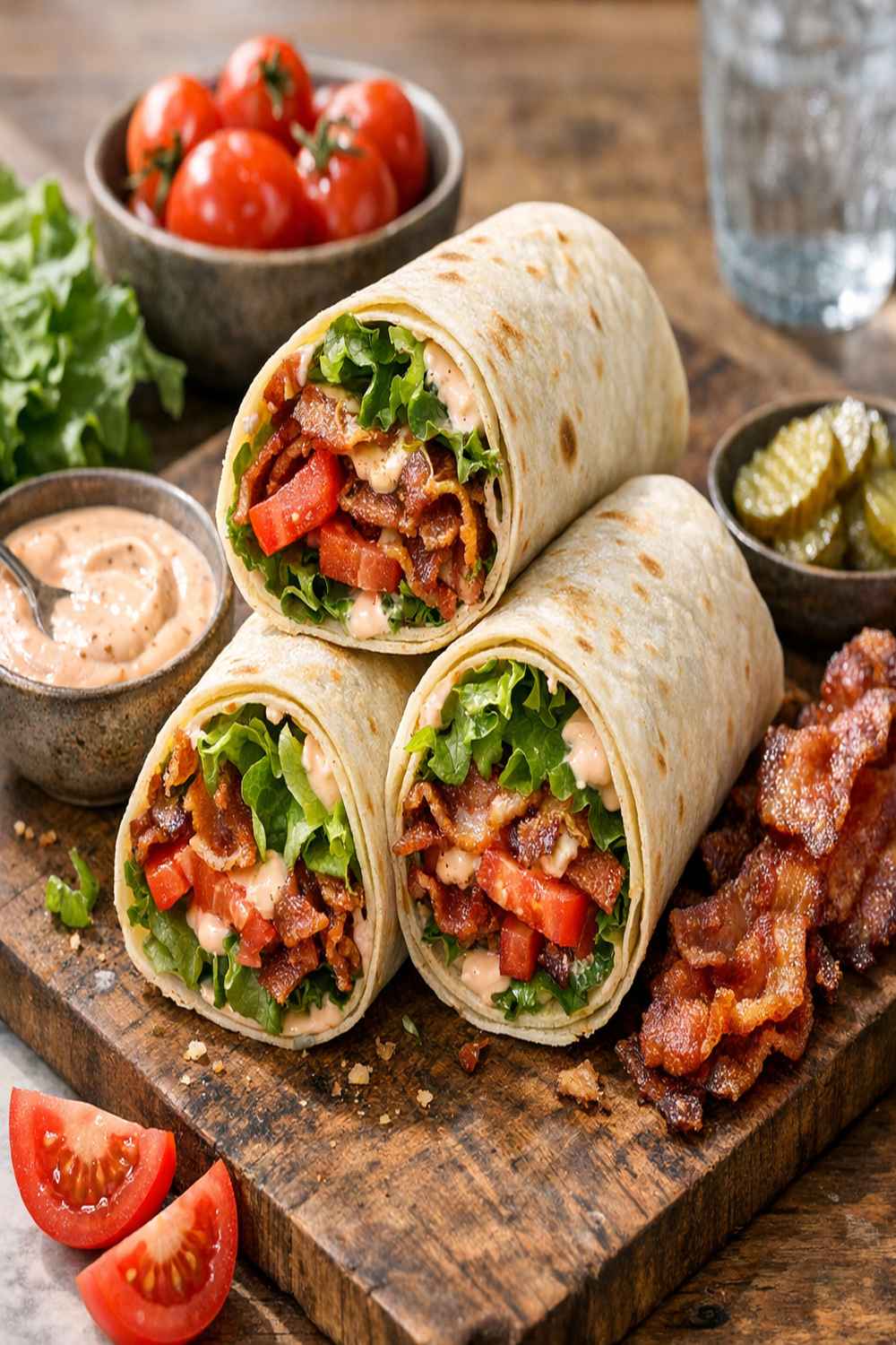 BLT Wraps With Secret Sauce Recipe