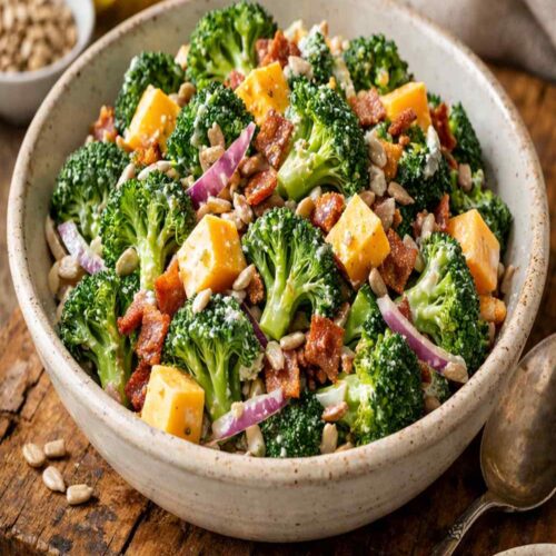 Broccoli Cheese Salad Recipe
