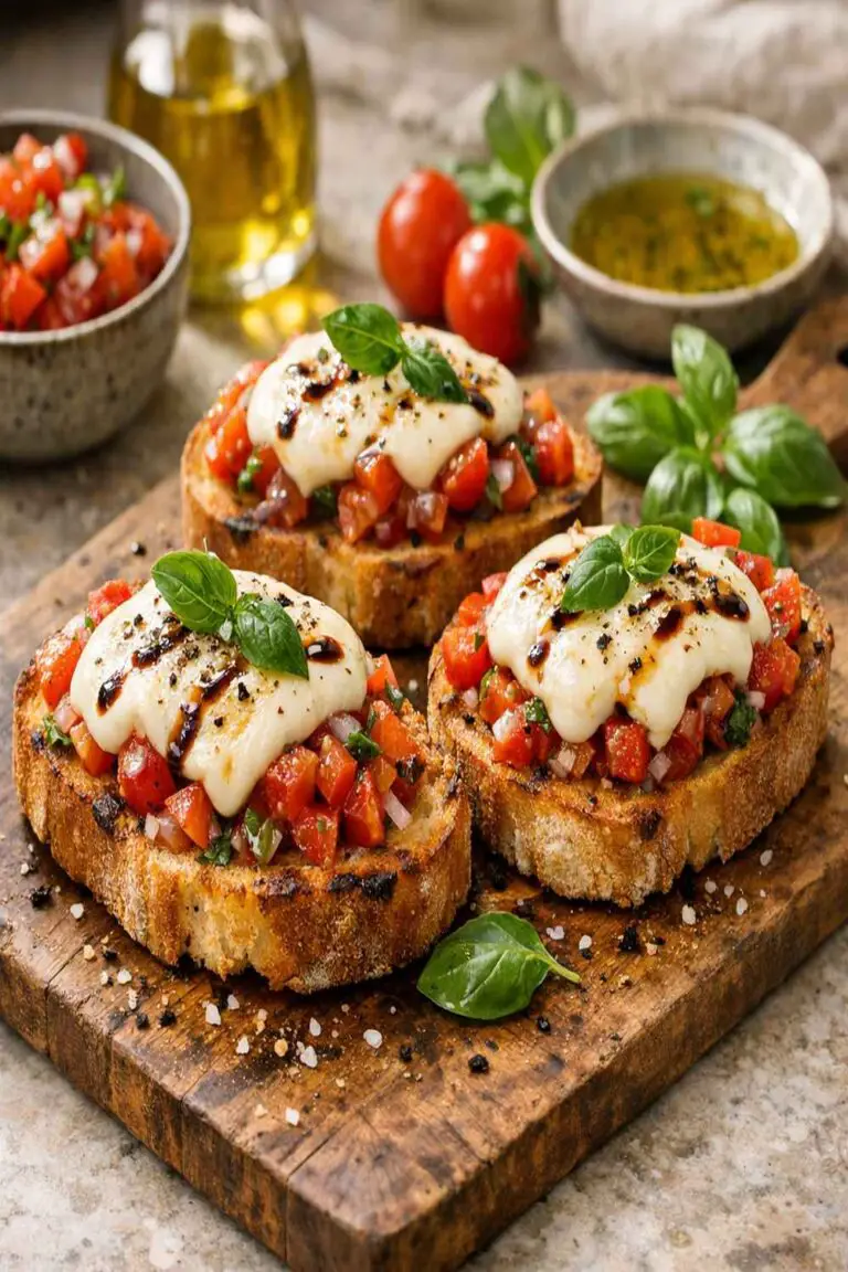 Bruschetta With Mozzarella Recipe