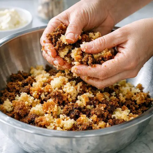 Step 2: Crumble the Cake Into Texture Heaven