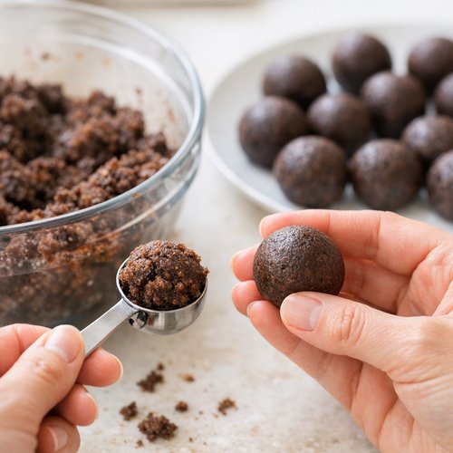 Step 4: Roll Your Cake Mixture Into Perfect Spheres