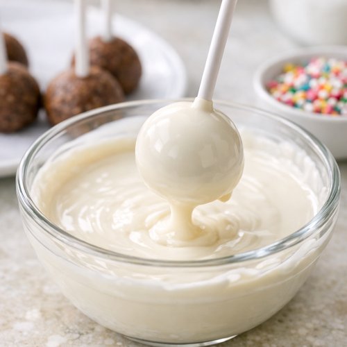 Step 6: Dip Your Chilled Cake Pops Into Almond Bark