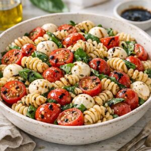 Caprese Pasta Salad With Balsamic Glaze Recipe step 6