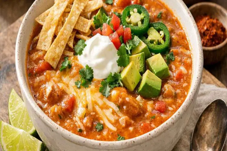Cheesy Enchilada Soup Recipe