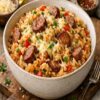 Cheesy Sausage Rice Recipe