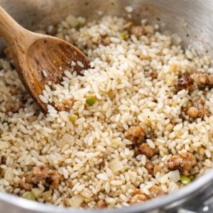 Cheesy Sausage Rice Recipe step 3
