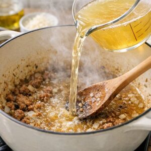 Cheesy Sausage Rice Recipe step 4