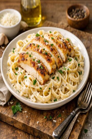 Chicken Alfredo Parmesan Recipe