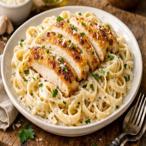 Chicken Alfredo Parmesan Recipe