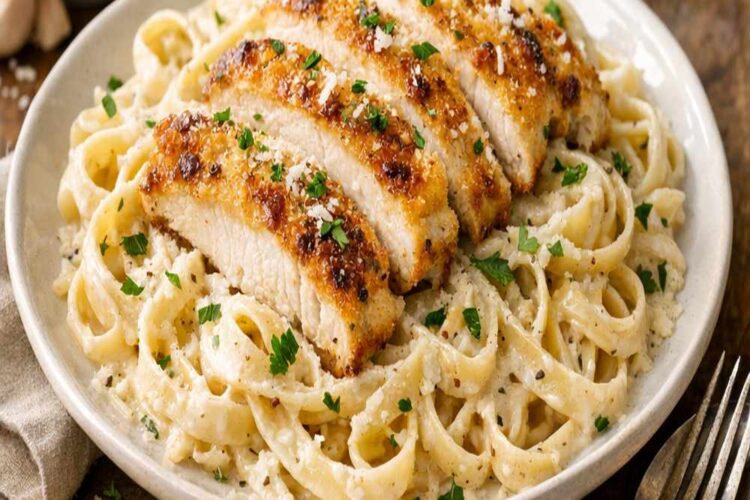 Chicken Alfredo Parmesan Recipe