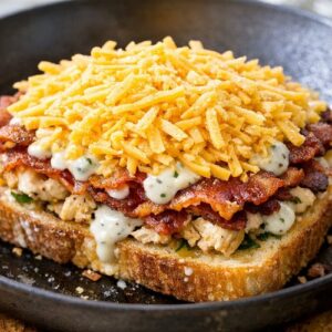 Chicken Bacon Ranch Grilled Cheese Recipe step 6