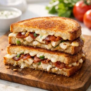 Chicken Bacon Ranch Grilled Cheese Recipe step 8
