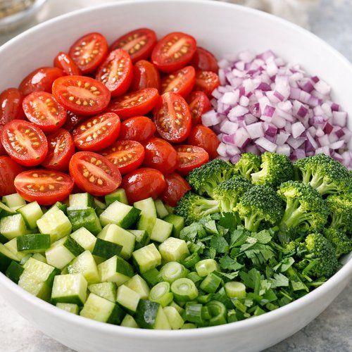 Step 3: Compose Your Vegetable and Herb Elements