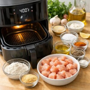 Chicken Bites Air Fryer Recipe step 1