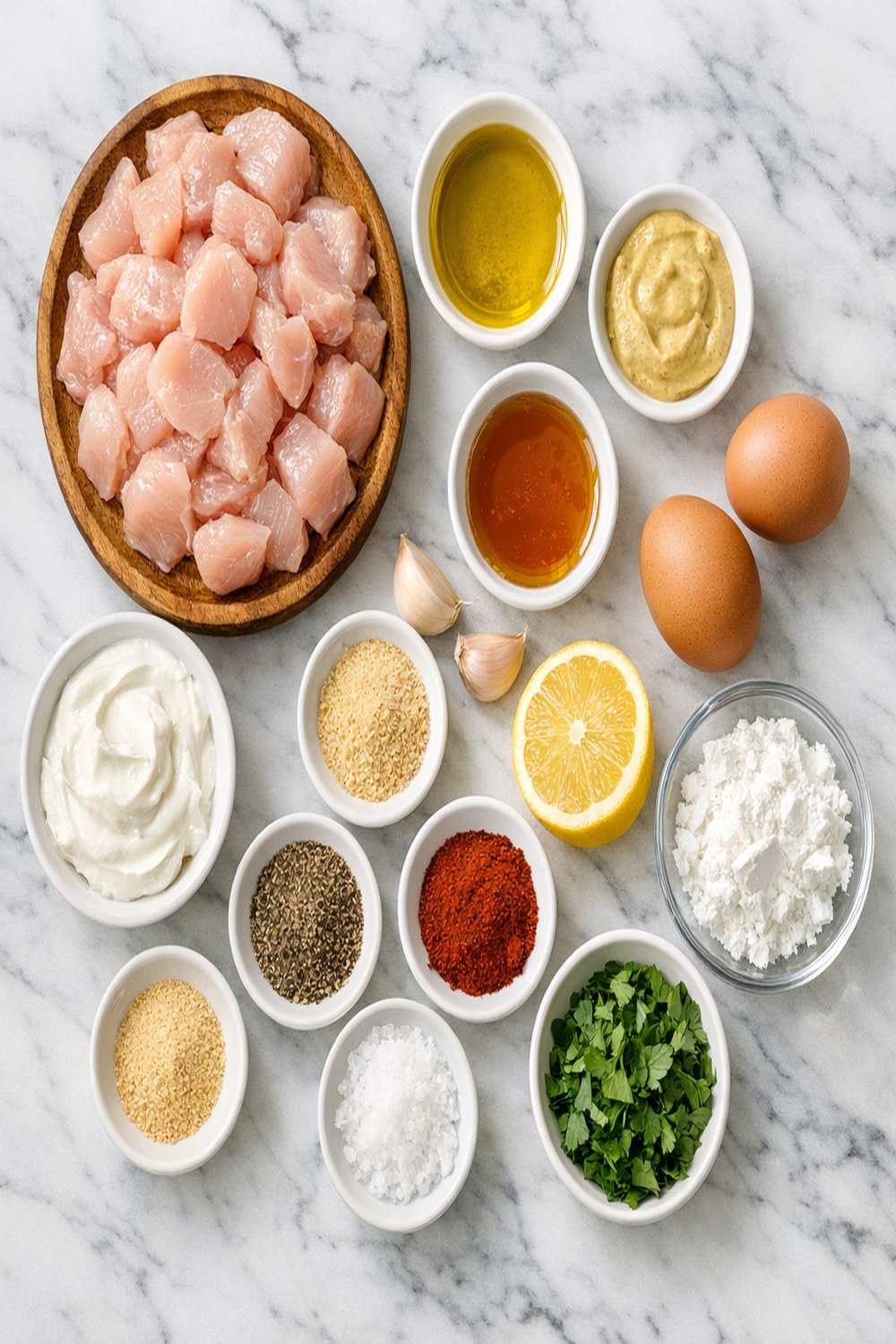 Chicken Nuggets Without Breading Recipe ingredients