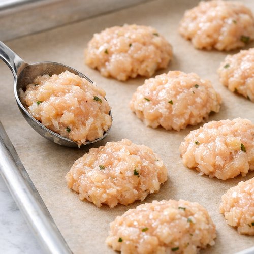 Step 3: Portion and Shape Your Nuggets