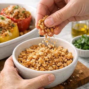Chicken Rice Stuffed Peppers Recipe step 10