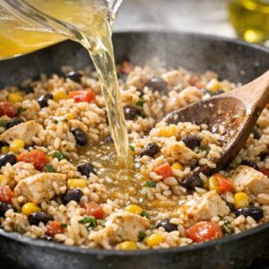 Chicken Rice Stuffed Peppers Recipe step 6