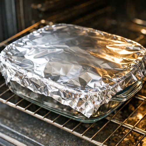 Step 8: First Bake – Covered for Gentle Cooking