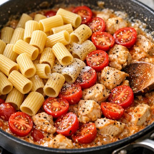 Step 5: Cook Pasta Directly in the Sauce—The Restaurant Secret