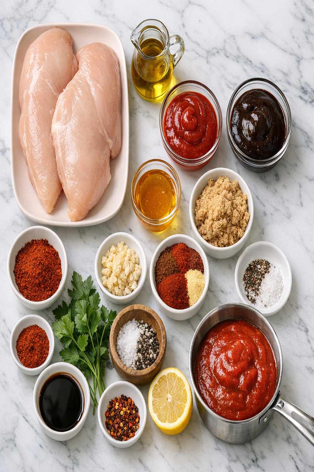 Barbecue Chicken On Stove Recipe ingredients