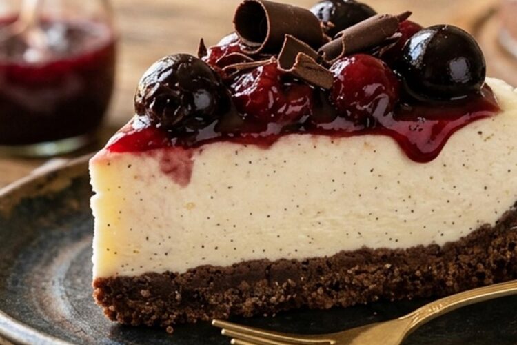 Chocolate Cherry Cheesecake No Bake Recipe