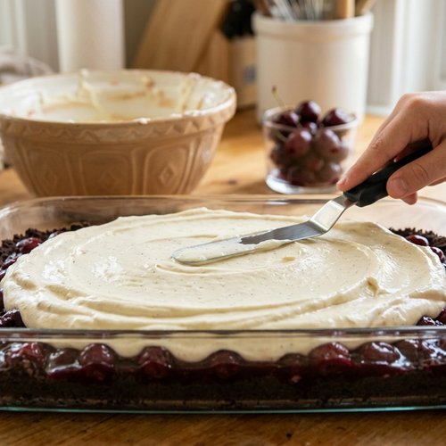 Step 6: Layer the Cheesecake Filling