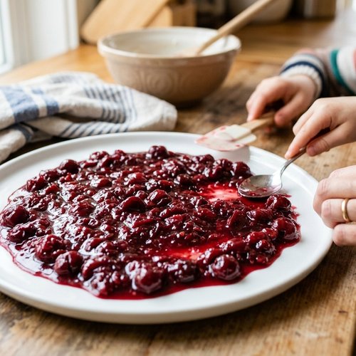 Step 7: Prepare the Cherry Compote Topping