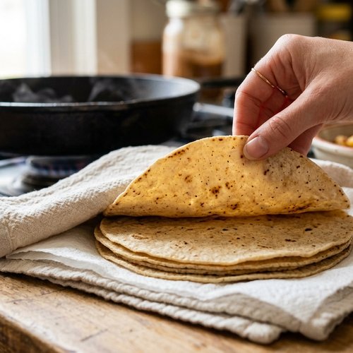 Step 5: Warm Your Tortillas Until Flexible and Pliable