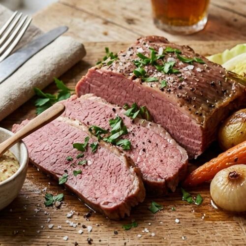 Corned Beef In Oven Slow Cooked Recipe