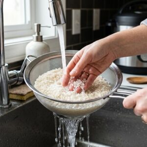 Cream Of Mushroom Chicken Rice Instant Pot step 2
