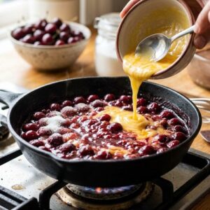 No Bake Chocolate Cherry Cheesecake Family Recipe step 7
